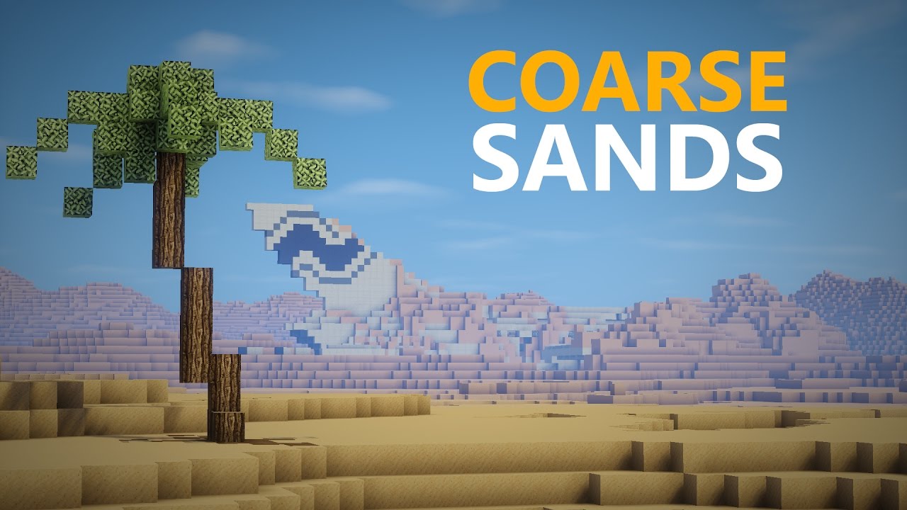 Coarse Sands Map for Minecraft Logo